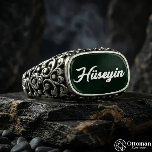 İsimli Kişiye Özel Gümüş Yüzük