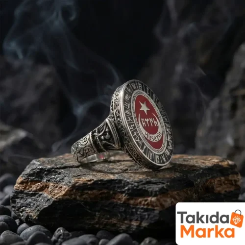 1-13-2.webp Şanlı Ay Yıldız Gümüş Erkek Yüzük