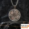 Muhafız Koruma Dualı Gümüş Madalyon Kolye