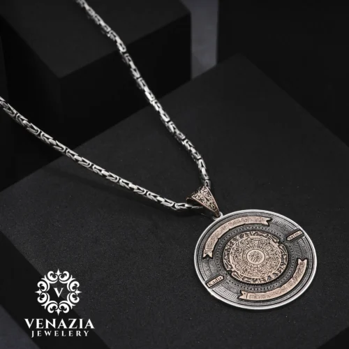 Ayet-el Kürsi Gümüş Kolye Modeli