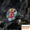 1-214.webp 16 Türk Devleti Bayraklı Gümüş Yüzük