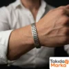 Mihenk Zincir Gümüş Bileklik Modeli