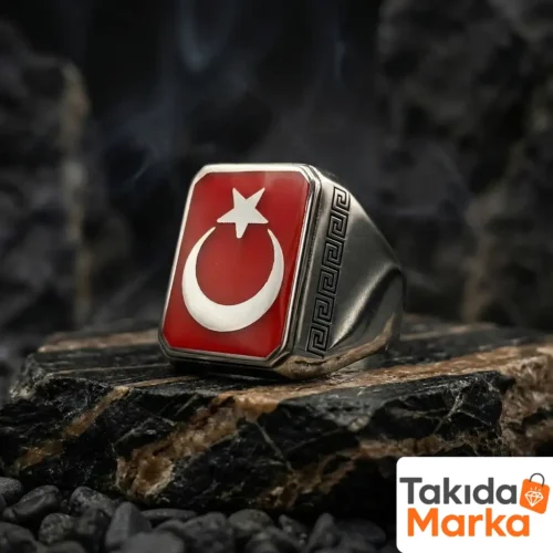 1-34-1.webp Ay Yıldız Gümüş Erkek Yüzük