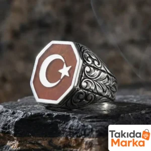 Ay Yıldızlı Erkek Yüzükleri