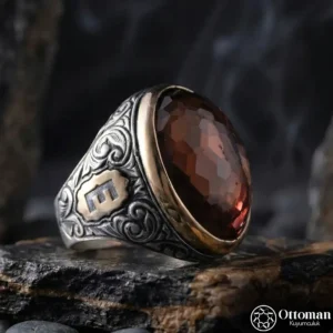 Zultanit Taşlı Erkek Yüzükleri
