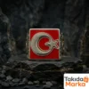 Ay Yıldızlı Gümüş Yüzük