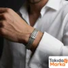 Asalet Gurmet Gümüş Zincir Bileklik Modeli