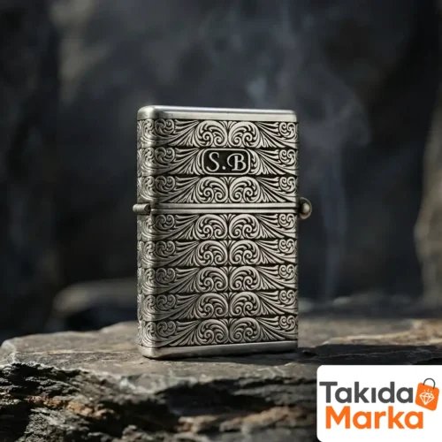 Kişiye Özel İsimli Gümüş Çakmak