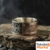 Kişiye Özel İsimli Gümüş Erkek Yüzük