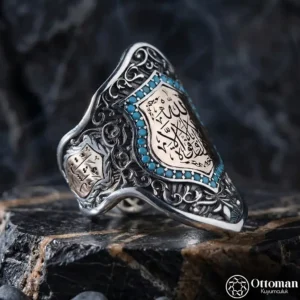 Firuze Taşlı Erkek Yüzükleri