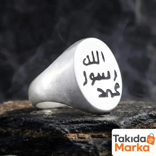Peygamber Mührü Gümüş Erkek Yüzük
