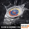 Jandarma Gümüş Kadranlı Kol Saati