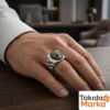 2-78-2.webp Aslan Figürlü Kordon Tasarım Gümüş Yüzük
