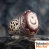 Ay Yıldız Gümüş Erkek Yüzük