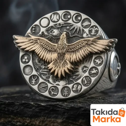 Göklerin Hakimi Kartal Gümüş Yüzük
