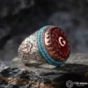 2-99.webp Devlet-i Aliyye Yazılı Gümüş Erkek Yüzük