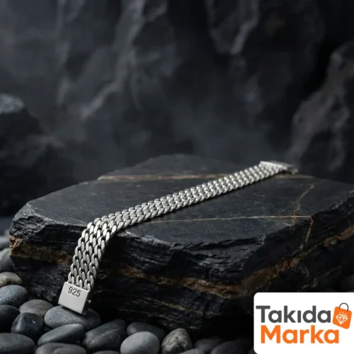 Asalet Gurmet Gümüş Zincir Bileklik Modeli