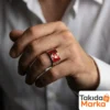 3-18-2.webp Ayyıldız Gümüş Erkek Yüzük