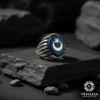 3-48-4.webp Ay Yıldız Gümüş Erkek Yüzük