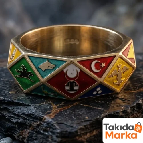 3-88-1.webp Türk Devletleri Gold Kaplama Gümüş Yüzük