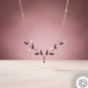 Gemini_Generated_Image_j797y6j797y6j797.webp Mor Geyik Boynuzu Kadın Gümüş Kolye Modeli