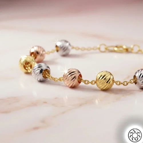 Gold Dorika Kadın Gümüş Bileklik