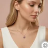 Gemini_Generated_Image_kim2b3kim2b3kim2.webp Mor Lotus Çiçeği Rose Gümüş Kolye