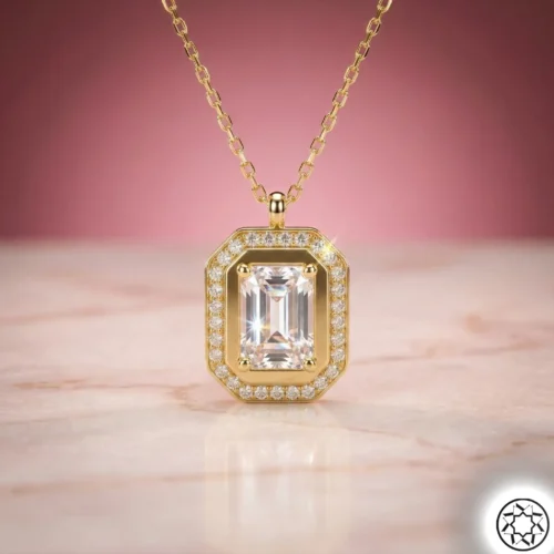 Gold Baget Kadın Gümüş Kolye