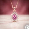 Gemini_Generated_Image_pno6hipno6hipno6.webp Rose Pembe Damla Kadın Gümüş Kolye