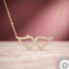 Gold Melek Kanadı Sonsuzluk Kadın Gümüş Kolye