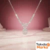 925 Ayar Gümüş Baget Kesim Kadın Kolye