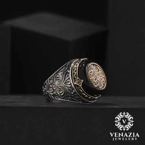 VENAZIA-14-AGUSTOS-20230425.webp Çift Başlıklı Gümüş Erkek Yüzük