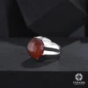 Akik Taşlı Gümüş Yüzük
