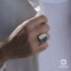 Kapaklı Gümüş Yüzük