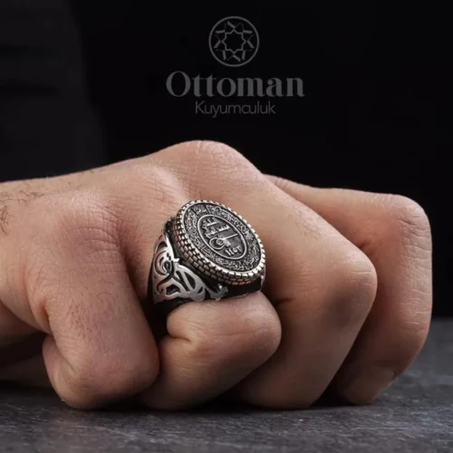 Fetih Model Gümüş Erkek Yüzük
