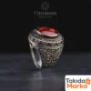 İsimli Ay Yıldız Gümüş Erkek Yüzük