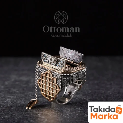 kabe-yuzuk-modeli-2d3385.webp Kabe Model Gümüş Erkek Yüzük