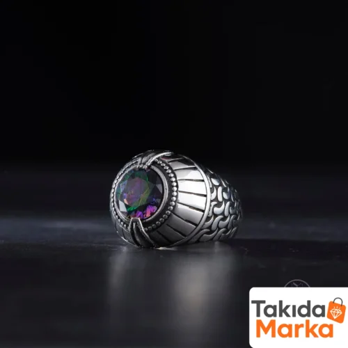 ozel-tasarim-mistik-topaz-gumus-yuzuk-9878-.webp Özel Tasarım Mistik Topaz Taşlı Gümüş Erkek Yüzük
