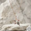 Rose Kuyruklu Yıldız Kadın Gümüş Kolye