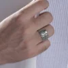 2 Harfli Modern Gümüş Yüzük