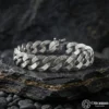 Saltanat Motifli Gurmet Gümüş Zincir Bileklik Modeli