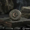 3 İsimli Ay Yıldızlı Bozkurt Gümüş Yüzük