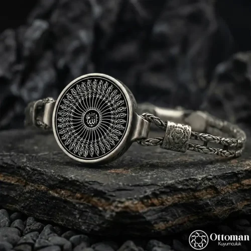 35 Besmele Gümüş Bileklik
