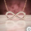 Gemini_Generated_Image_i6a4d1i6a4d1i6a4 Rose Renk Sonsuzluk Kadın Gümüş Kolye