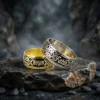 alyangumus (4) Celtic Motifli İsimli Gümüş Çift Hiç Alyans