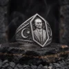 ata Başkomutan Atatürk Gümüş Yüzük