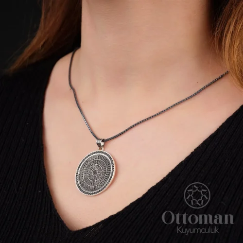 esmaul-husna-kolye-modeli-912646 Esmaü'l Hüsna Model Gümüş Kadın Kolye
