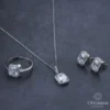 Gümüş Kadın Baget Takı Set
