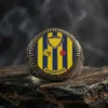 Kanarya Motifli İsme Özel Gümüş Yüzük