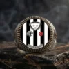 kartal yüzük (2) Kartal Motifli İsme Özel Siyah Beyaz Gümüş Yüzük